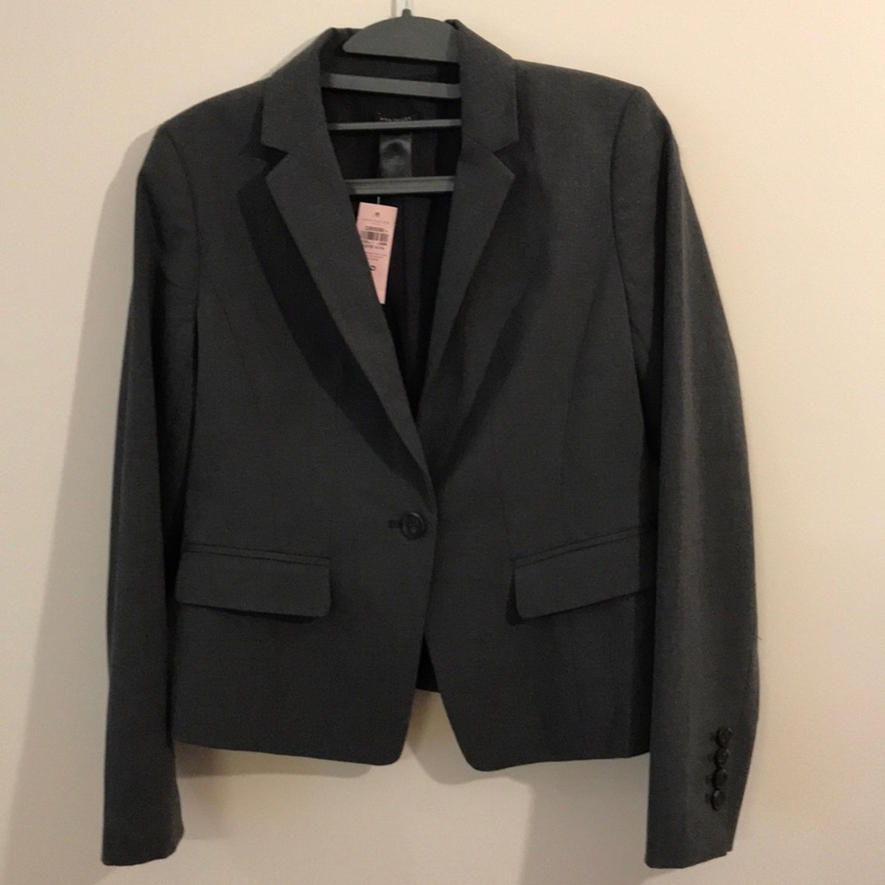 Ann Taylor Factory gray blazer